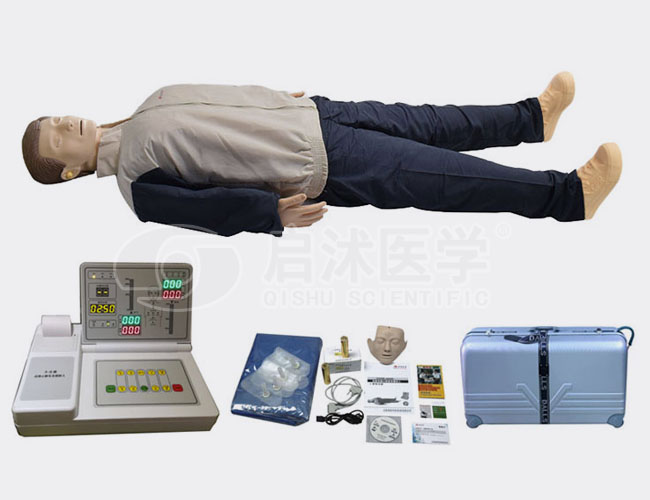 高级全自动电脑心肺复苏模拟人（重力传感器+瞳孔对光反射）