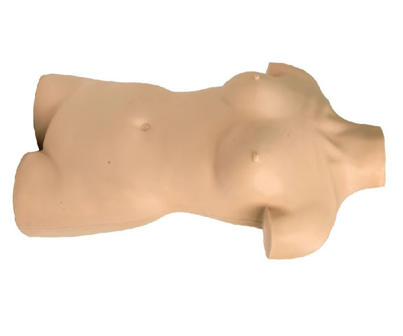 高仿真半身消毒铺巾模型