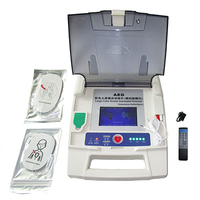 彩色大屏幕自动体外模拟除颤仪