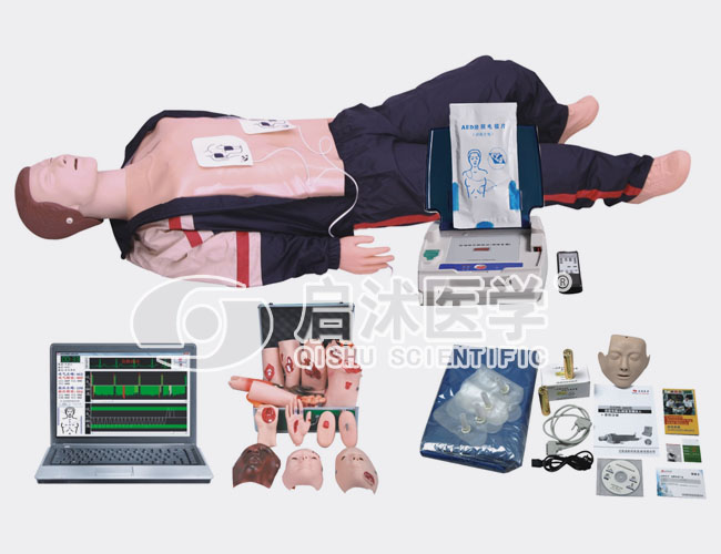 BLS880 电脑高级心肺复苏、AED除颤仪、创伤模拟人（计算机控制，三合一）