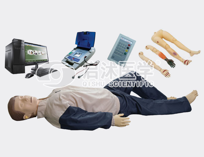 BLS10700 高级心肺复苏、AED除颤心电监护模拟人（计算机控制、三合一组合）